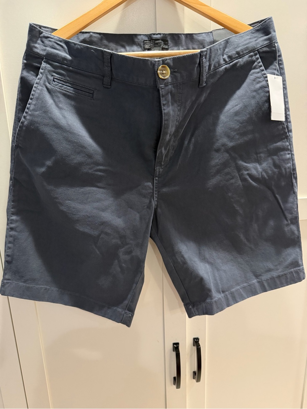 14th & Union Men's Navy Casual Slim Fit Chino Shorts 34w